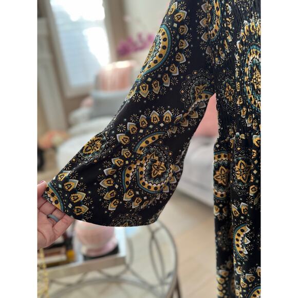 Bobbie Brooks Floral Smocked Blouse Size 2X | SAME DAY SHIP or NEXT DAY - Picture 2 of 7